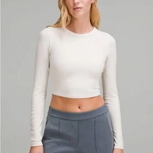 lululemon athletica White Crop Top